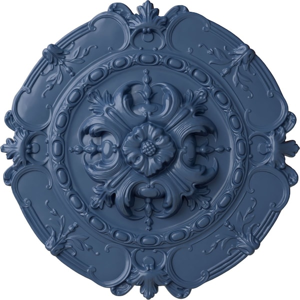 Ekena Millwork Southampton Ceiling Medallion, Hand-Painted Americana, 16 1/2"OD x 2 3/8"P CM16SOAMF - main